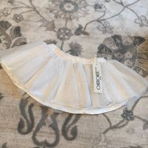 Cherokee Ivory Sparkle Tutu Skirt